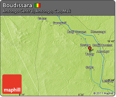 Physical Map of Boudissara