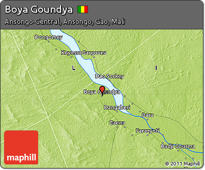Physical Map of Boya Goundya