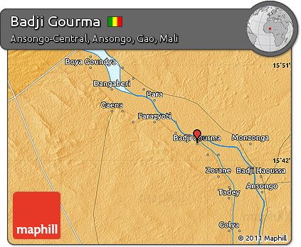 Political Map of Badji Gourma