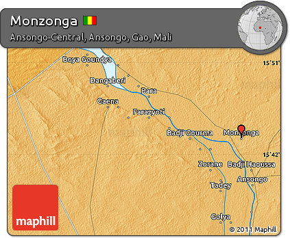 Political Map of Monzonga