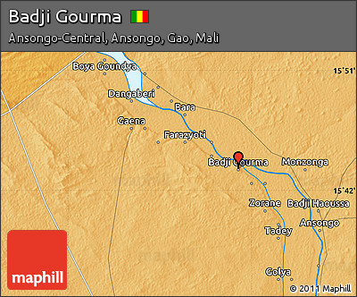 Political Map of Badji Gourma