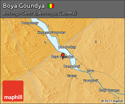 Political Map of Boya Goundya