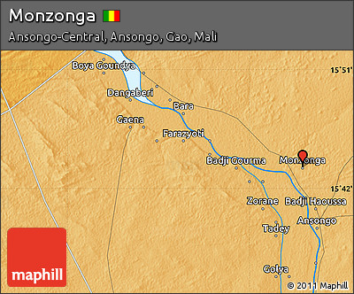 Political Map of Monzonga