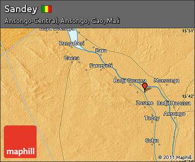 Political Map of Sandey