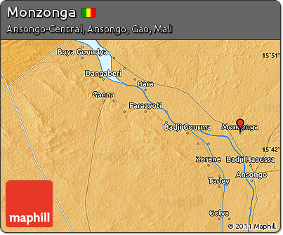 Political Map of Monzonga