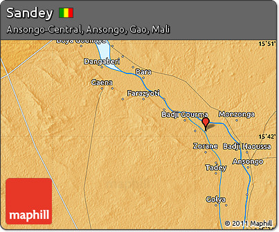Political Map of Sandey
