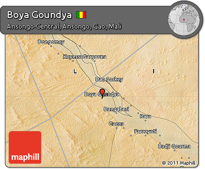 Satellite Map of Boya Goundya