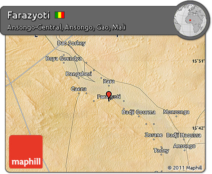 Satellite Map of Farazyoti