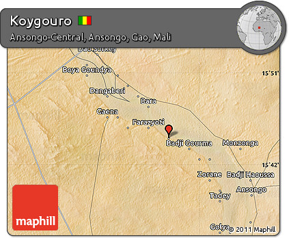 Satellite Map of Koygouro