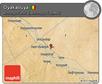Satellite Map of Oyakaouya