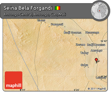 Satellite Map of Seïna Bela Forgandi