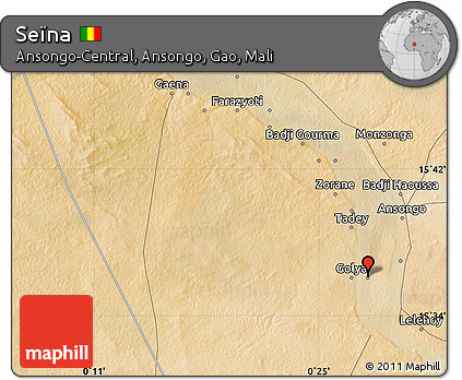 Satellite Map of Seïna