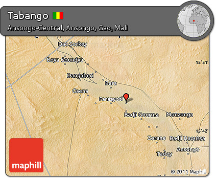 Satellite Map of Tabango