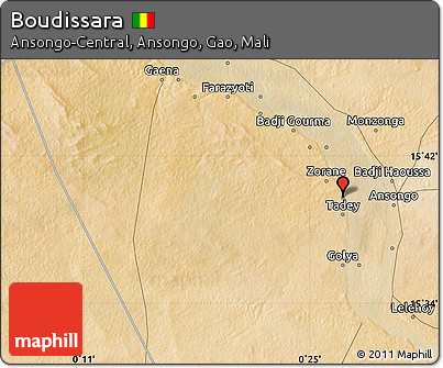 Satellite Map of Boudissara