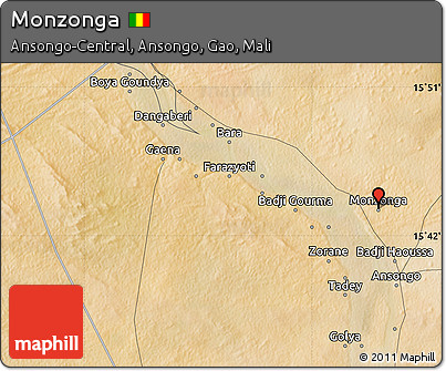 Satellite Map of Monzonga