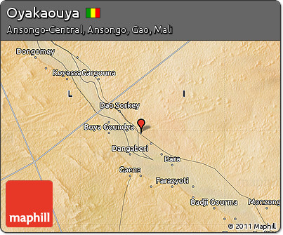 Satellite Map of Oyakaouya