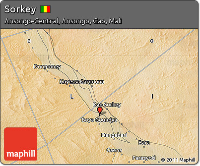 Satellite Map of Sorkey