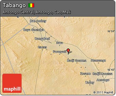 Satellite Map of Tabango