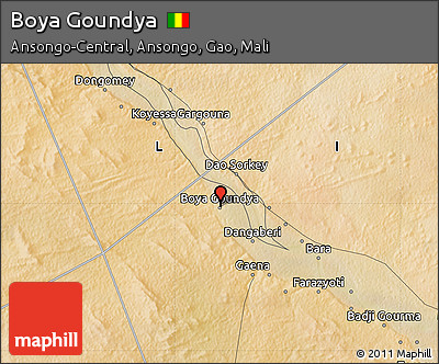 Satellite Map of Boya Goundya