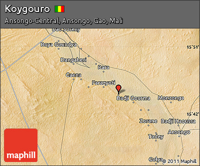 Satellite Map of Koygouro