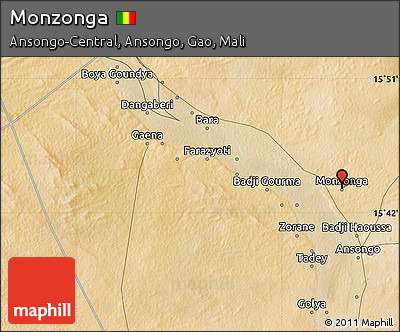 Satellite Map of Monzonga