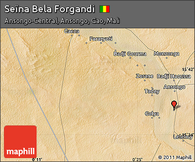 Satellite Map of Seïna Bela Forgandi