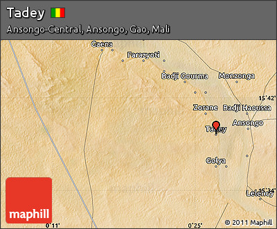 Satellite Map of Tadey