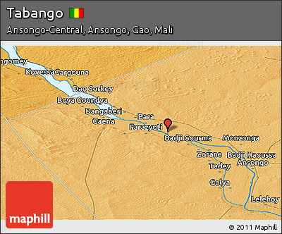 Political Panoramic Map of Tabango