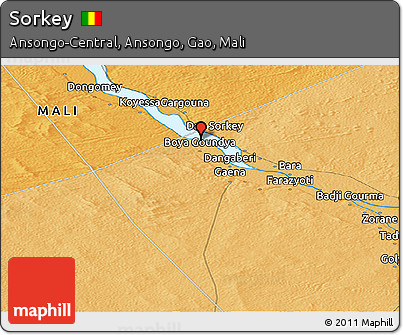 Political Panoramic Map of Sorkey