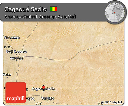 Satellite Map of Gagaoué Sadio