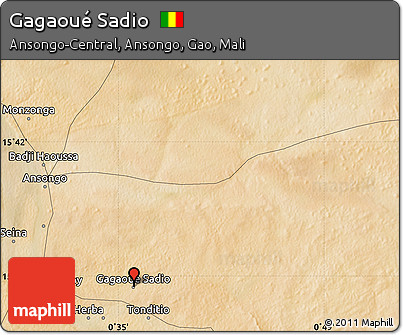 Satellite Map of Gagaoué Sadio