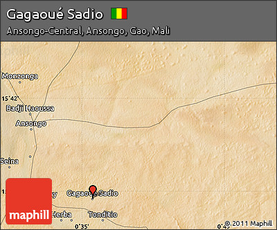 Satellite Map of Gagaoué Sadio
