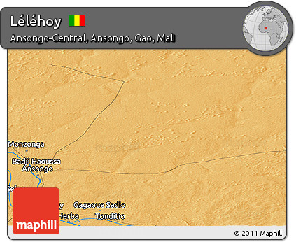 Political Panoramic Map of Léléhoy