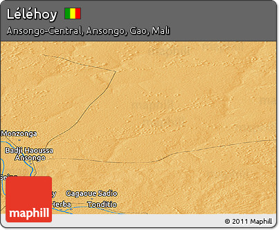 Political Panoramic Map of Léléhoy