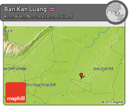 Physical 3D Map of Ban Kan Luang