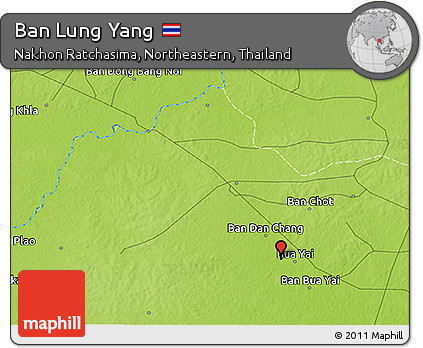 Physical 3D Map of Ban Lung Yang