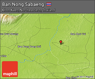 Physical 3D Map of Ban Nong Sabaeng