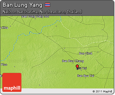 Physical 3D Map of Ban Lung Yang