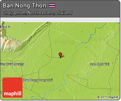 Physical 3D Map of Ban Nong Thon