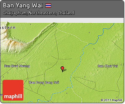 Physical 3D Map of Ban Yang Wai