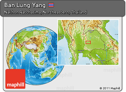 Physical Location Map of Ban Lung Yang