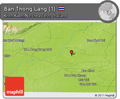 Physical Panoramic Map of Ban Thong Lang (1)