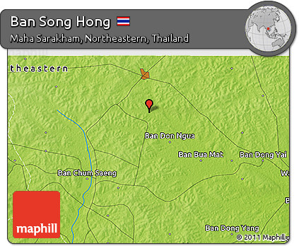 Physical 3D Map of Ban Song Hong