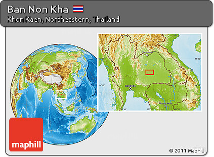 Physical Location Map of Ban Non Kha