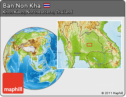 Physical Location Map of Ban Non Kha