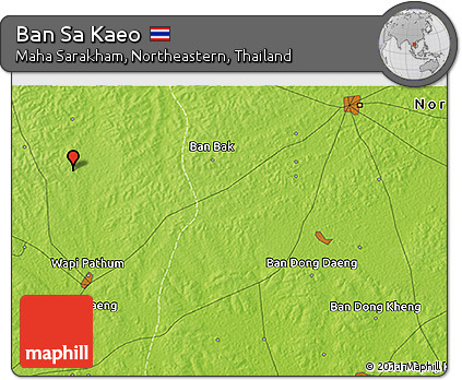 Physical 3D Map of Ban Sa Kaeo