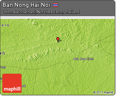 Physical 3D Map of Ban Nong Hai Noi