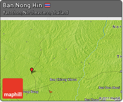 Physical 3D Map of Ban Nong Hin