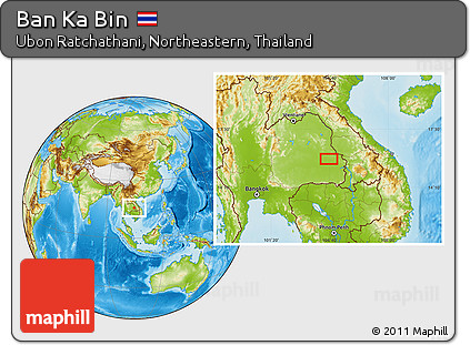 Physical Location Map of Ban Ka Bin