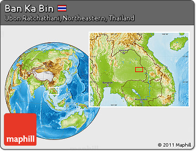 Physical Location Map of Ban Ka Bin